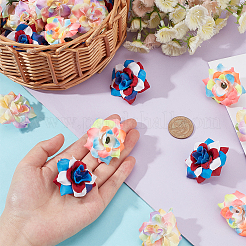 60Pcs 4 Style Silk Cloth Flower&nbsp;DIY-GA0005-46