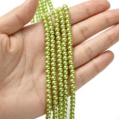 Grade A Glass Pearl Beads&nbsp;LS-HY-J001-4mm-HX014