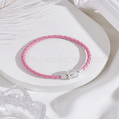 1Pc Cowhide Cord Braided Bracetlets for Men Women&nbsp;BJEW-LP0003-47D