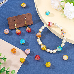 30Pcs 5 Colors Handmade Lampwork Beads&nbsp;LAMP-TA0001-51