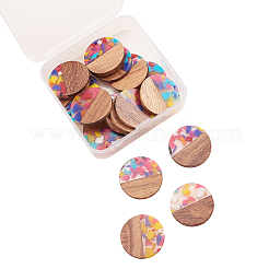 Resin & Walnut Wood Pendants&nbsp;RESI-CJ0001-203