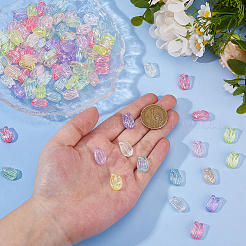 100Pcs Transparent ABS Acrylic Plastic Beads&nbsp;FIND-DC0007-88