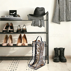 Clear PVC Plastic Shoes Storage Zipper Bags with Handles&nbsp;ABAG-WH0045-71B