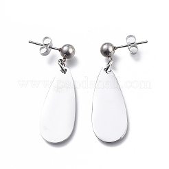 Non-Tarnish 304 Stainless Steel Paperclip Chains & Cable Chain Jewelry Sets&nbsp;SJEW-K153-55P