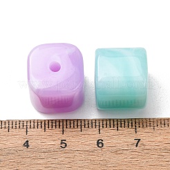Two-Tone Imitation Gemstone Acrylic Beads&nbsp;AC-CBA7B05-22
