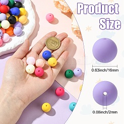 Rubberized Style Opaque Acrylic Beads&nbsp;MACR-CJC0009-02A