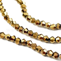 Transparent Electroplate Glass Beads Strands&nbsp;X-EGLA-A039-T3mm-UA11