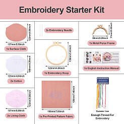 DIY Embroidery Starter Kit&nbsp;DIY-TAC0030-02