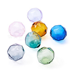 7Pcs 7 Colors Transparent Glass Beads&nbsp;GLAA-TA0002-90B