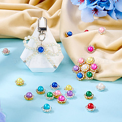 200Pcs 20 Colors Alloy Rhinestone Cabochons&nbsp;FIND-TA0006-32