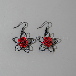 Alloy Dangle Earrings&nbsp;FS-WGDCE46-01