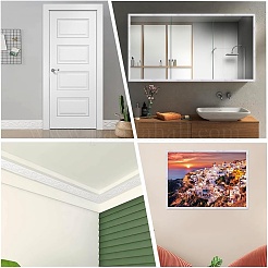 2Pcs 2 Styles Self-Adhesive Wall Stickers&nbsp;DIY-CP0012-21C