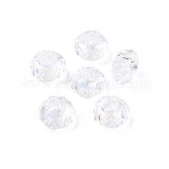 Transparent Glass European Beads&nbsp;GPDL-N005-D14mm-A01