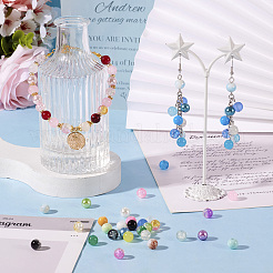 360Pcs 6 Colors Glass Beads&nbsp;GGLA-TA0002-07