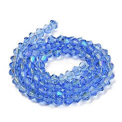 Transparent Electroplate Glass Beads Strands&nbsp;LS-GLAA-F029-2mm-D07