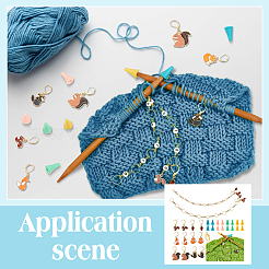 Squirrel & Fox DIY Knitting Tool Sets&nbsp;HJEW-NB00148