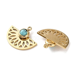 Synthetic Turquoise Pendants&nbsp;STAS-L022-556G-02
