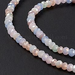 Electroplate Glass Beads Strands&nbsp;EGLA-S192-001A-B14