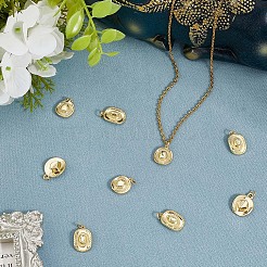 12Pcs 3 Styles Rack Plating Brass Pendants&nbsp;KK-BBC0019-75