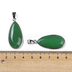 Natural Green Aventurine Pendants&nbsp;KK-F868-17P