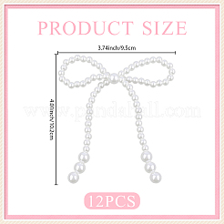 12Pcs Plastic Imitation Pearl Beads Cake Decoration&nbsp;AJEW-CP0010-61A
