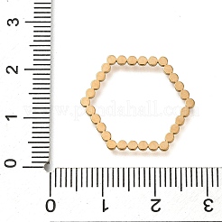 Ion Plating(IP) 201 Stainless Steel Linking Ring&nbsp;STAS-I313-02C-G