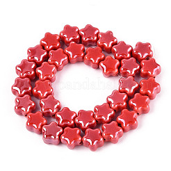 Handmade Porcelain Bead Strands&nbsp;PORC-N011-04G