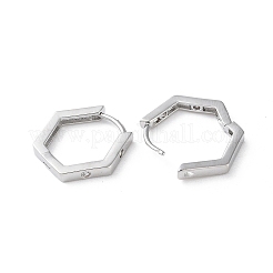Brass Micro Pave Cubic Zirconia Hoop Earrings&nbsp;EJEW-P259-12P