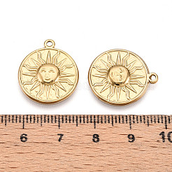 304 Stainless Steel Pendants&nbsp;STAS-N109-56G
