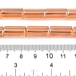 Transparent Electroplate Glass Beads Strands&nbsp;EGLA-N012-08
