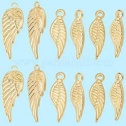 12Pcs 3 Styles 304 Stainless Steel Pendants&nbsp;STAS-BBC0007-04