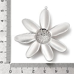 Two Tone 304 Stainless Steel Big Pendants&nbsp;STAS-B120-01GP-02