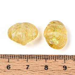 Handmade Foil Lampwork Beads Strands&nbsp;FOIL-T008-03G