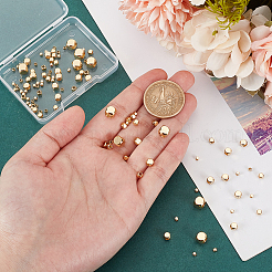 120Pcs 4 Sizes Brass Beads&nbsp;KK-PH0006-51