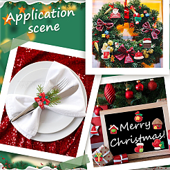 90Pcs 15 Styles Christmas Opaque Resin Cabochons&nbsp;RESI-SC0005-61