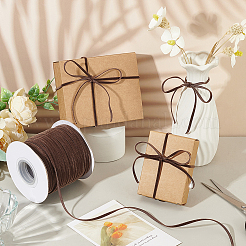 100 Yards Single Face Velvet Ribbon&nbsp;DIY-WH0656-16A