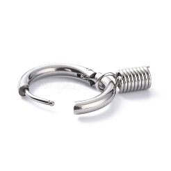 Non-Tarnish 304 Stainless Steel Hoop Earrings&nbsp;LS-STAS-B030-03C