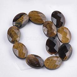 Natural Tiger Eye Beads Strands&nbsp;G-S354-16