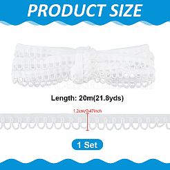 20M Polyester Lace Ribbon&nbsp;OCOR-PH0036-21B