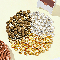 150Pcs 3 Colors Tibetan Style Spacer Beads&nbsp;TIBEB-PA0001-09