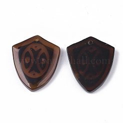 Hand Painting Natural Agate Pendants&nbsp;G-S359-069A
