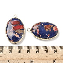 Dyed Synthetic Imperial Jasper Pendants&nbsp;G-D337-03E-G