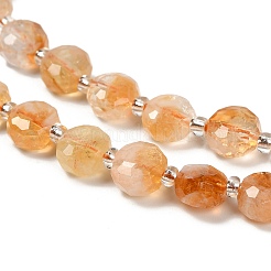 Heated Natural Citrine Beads Strands&nbsp;G-B153-A09