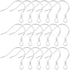10Pairs 925 Sterling Silver Earring Hooks&nbsp;STER-BBC0008-93S