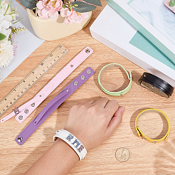 6Pcs 6 Colors PU Leather Cord Bracelets&nbsp;BJEW-CL0001-33