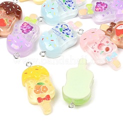 Transparent Resin Imitation Food Pendants&nbsp;RESI-P049-03P-M