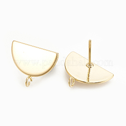 Brass Stud Earrings Findings&nbsp;X-KK-S345-191G