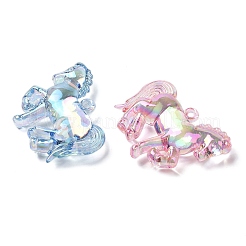 Electroplate Transparent UV Plating Acrylic Pendants&nbsp;OACR-I014-08