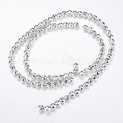 Electroplate Non-magnetic Synthetic Hematite Bead Strands&nbsp;G-Q465-22S