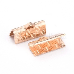 304 Stainless Steel Ribbon Crimp Ends&nbsp;STAS-L244-51D-RG
